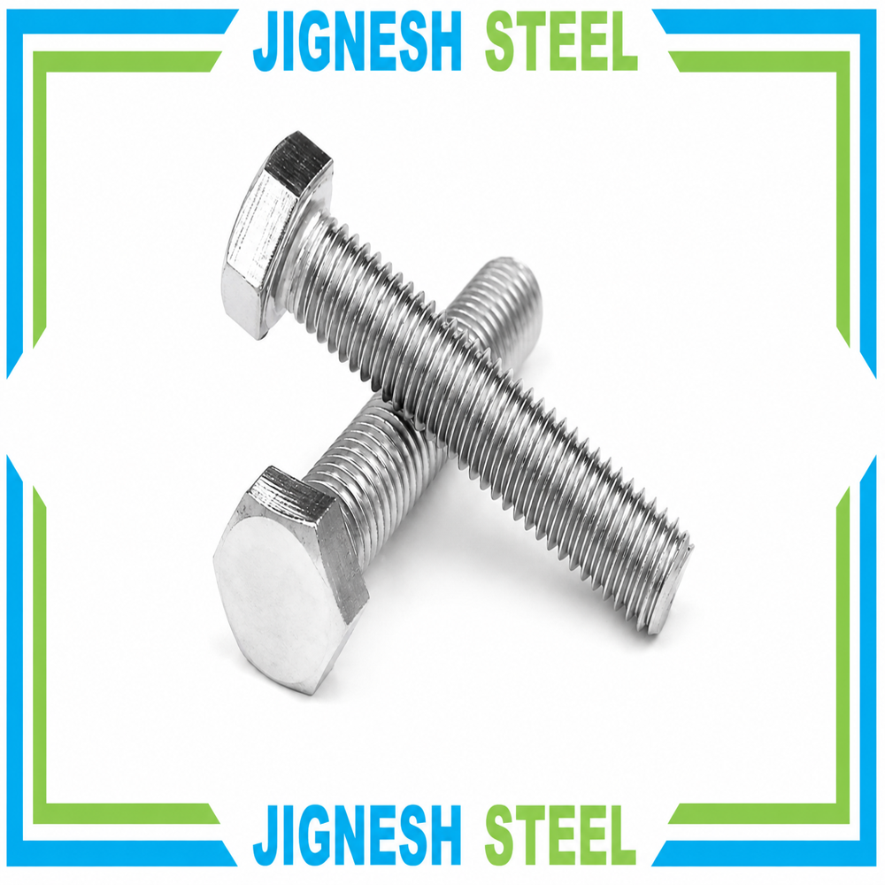 Din 933 Hex Head Bolt - Color: Self Finish
