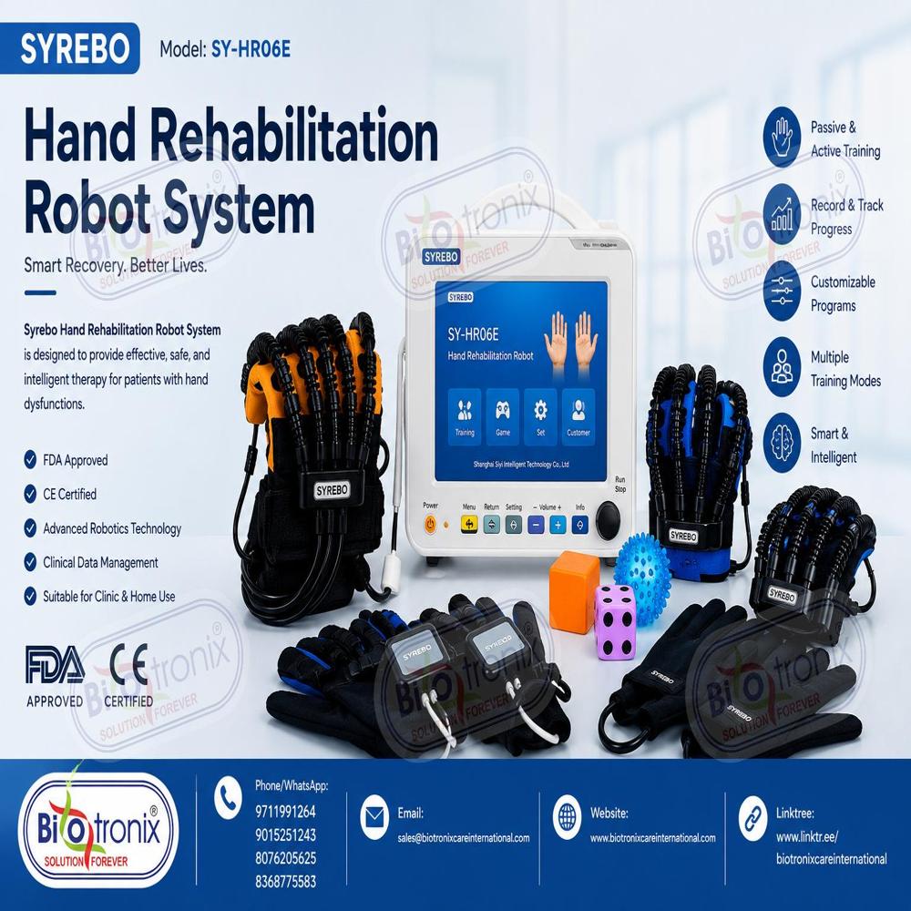 Medical Grade Syrebo HR06E Robotic Hand Rehabilitation System
