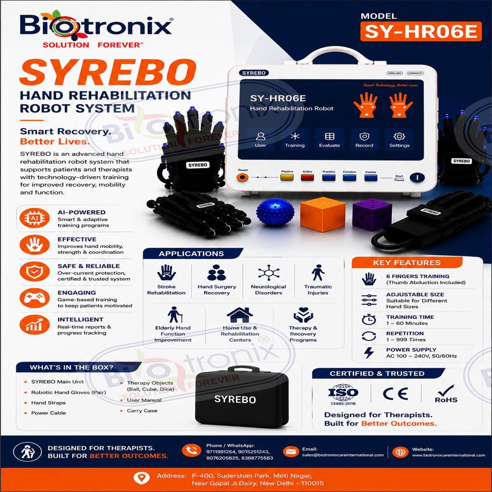Medical Grade Syrebo HR06E Robotic Hand Rehabilitation System
