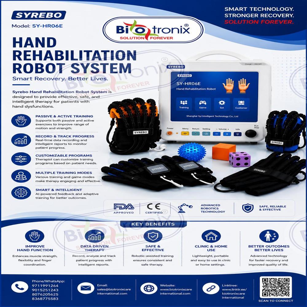 Medical Grade Syrebo HR06E Robotic Hand Rehabilitation System