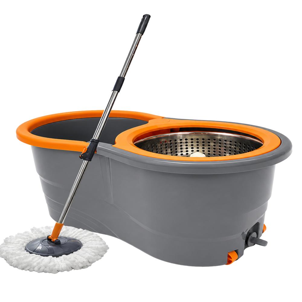 KT BM 103 P SPIN MOP BUCKET SET - PLASTIC BASKET