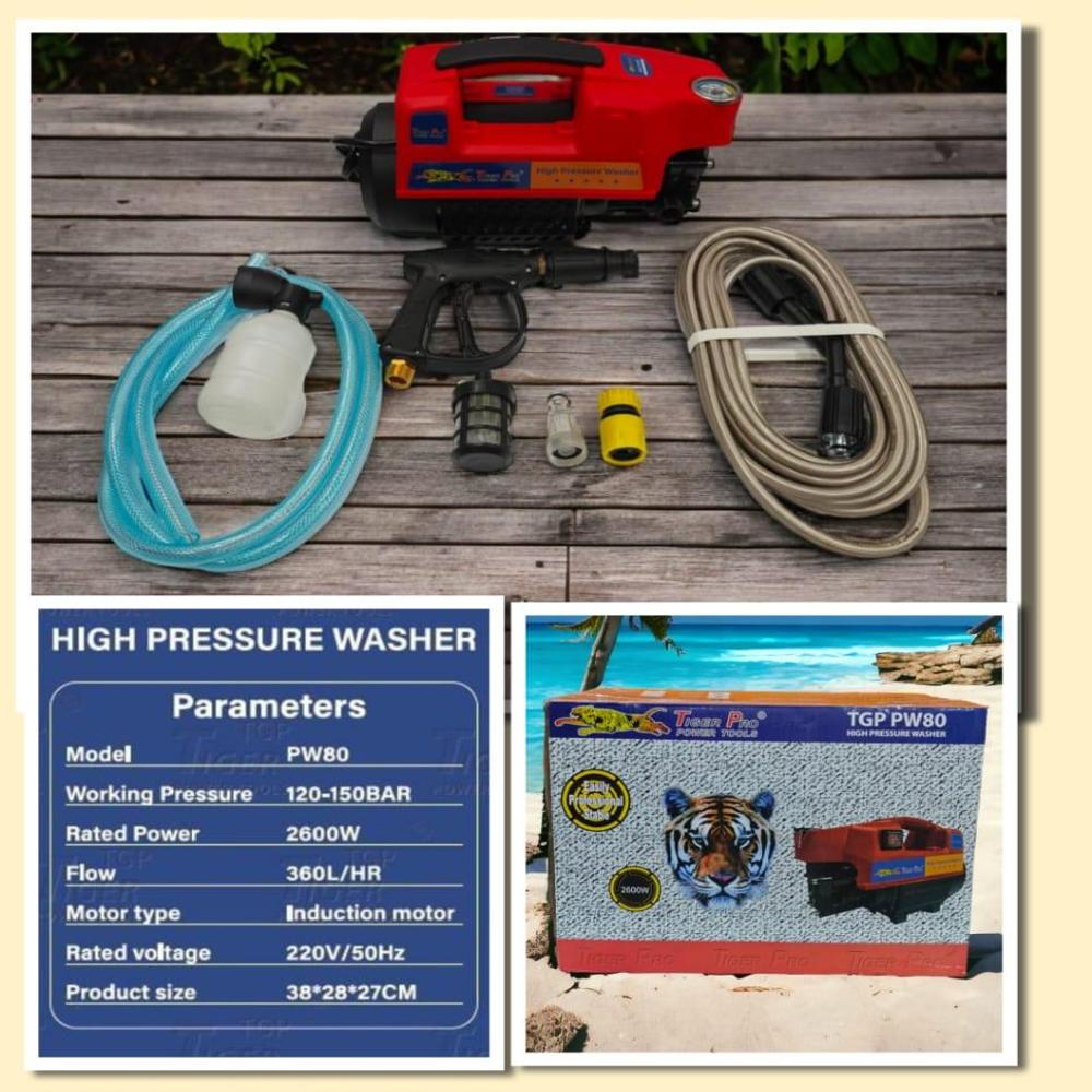 TIGER PRO High Pressure Washer