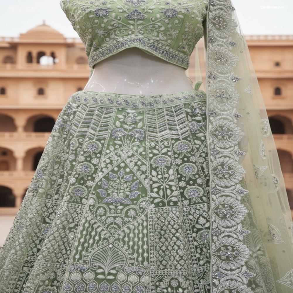 CTP-60073 Royal Net Lehenga Choli Set