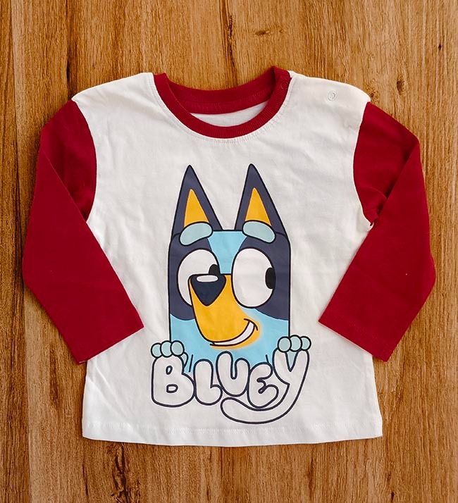 A31332 | BLUEY Baby Long Sleeve Printed Top