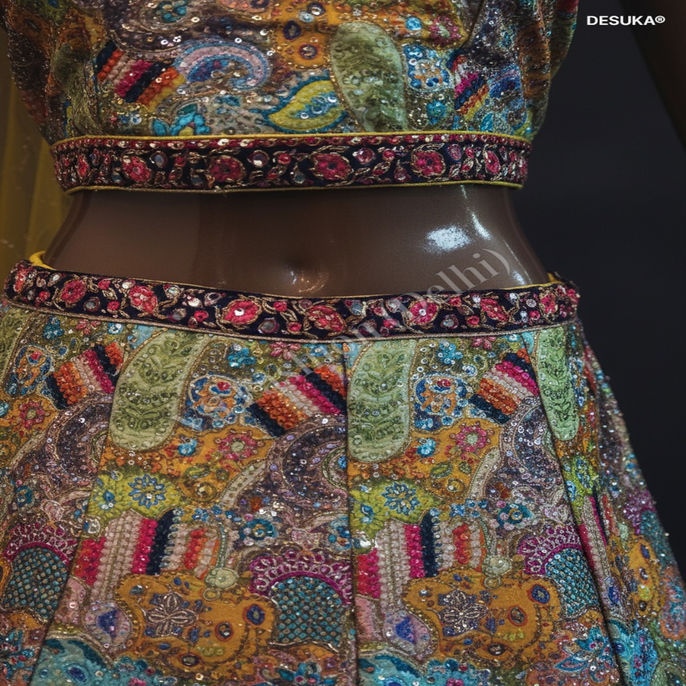 CTP-60008 Silk Blend Lehenga Choli