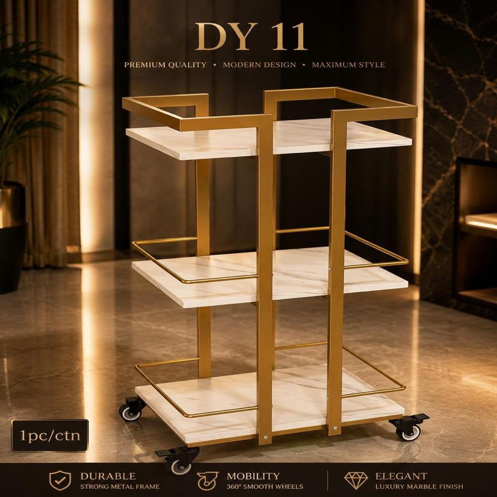 OmySalon Esthetician Cart with Wheels Salon Trolley Cart DY-11