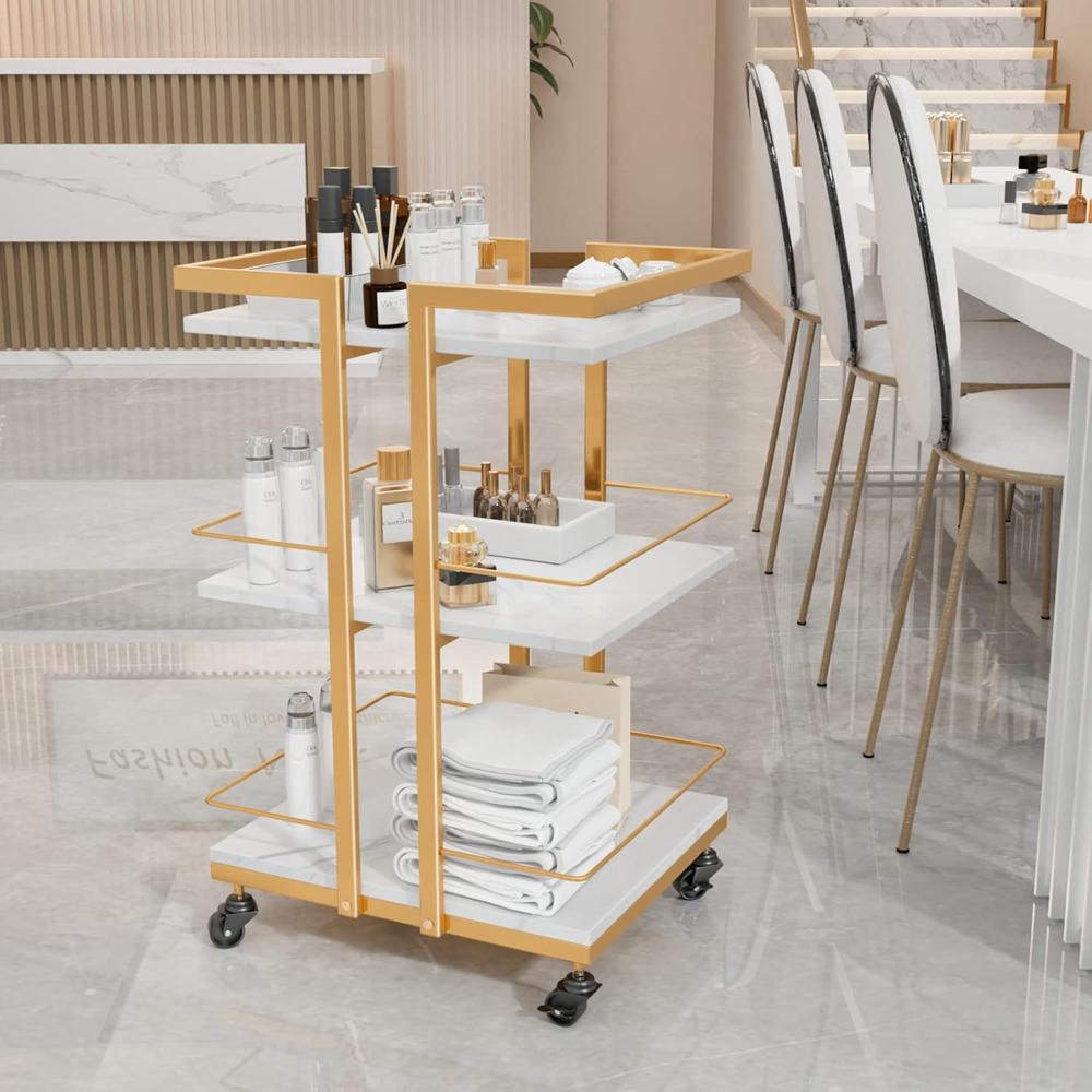 OmySalon Esthetician Cart with Wheels Salon Trolley Cart DY-11