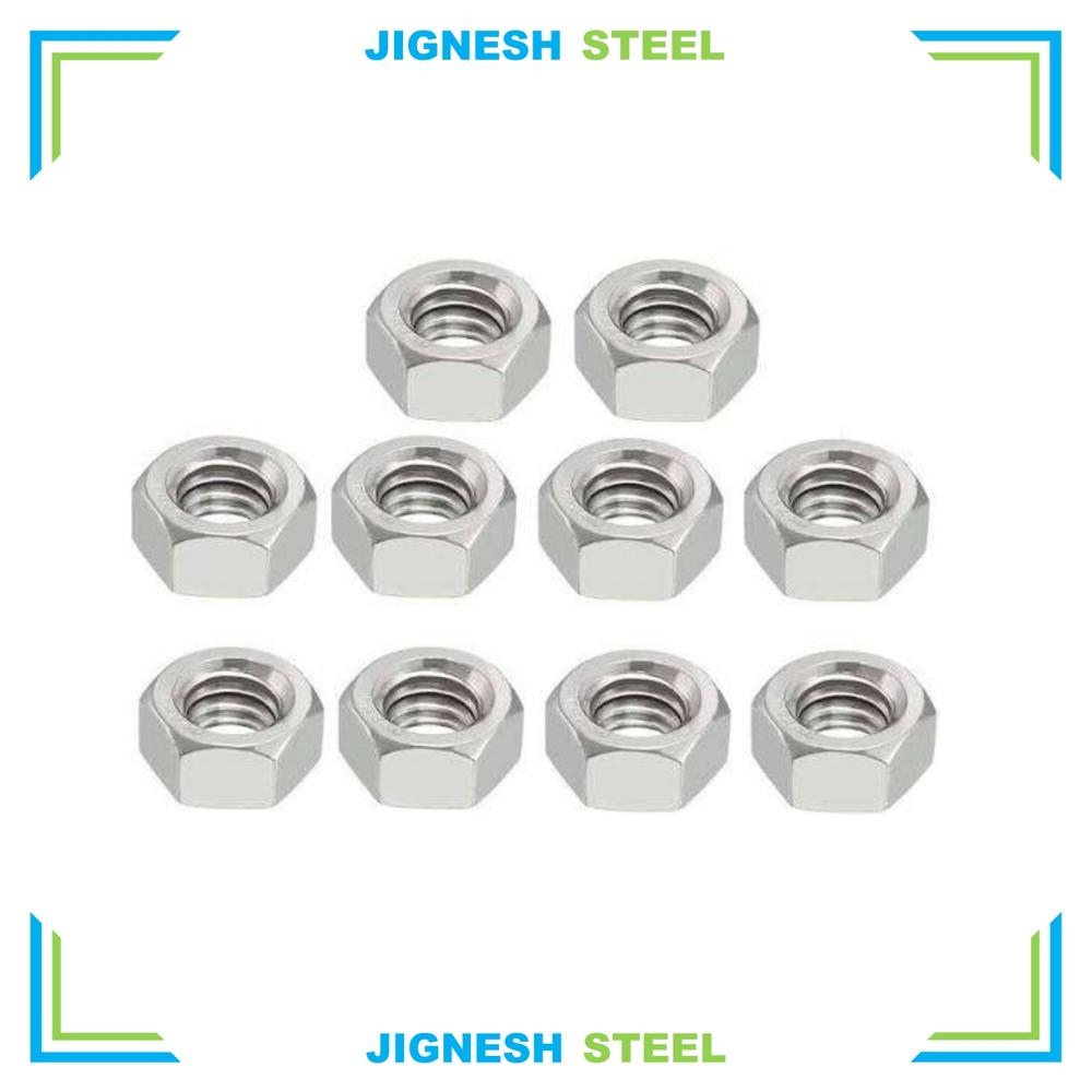 Din 934 Hex Nut - Color: Self Finish