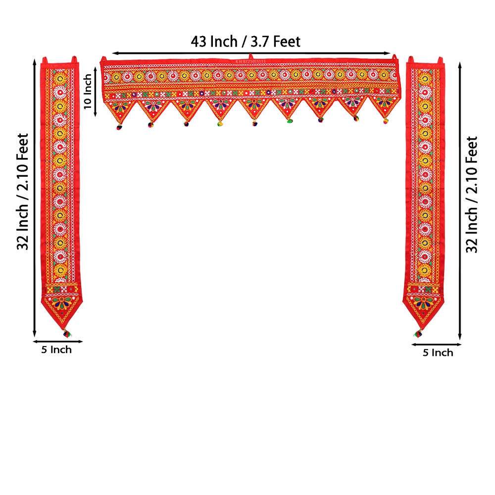 KRISHNA HANDLOOM Gujarati Toran for Wedding Decoration G 3