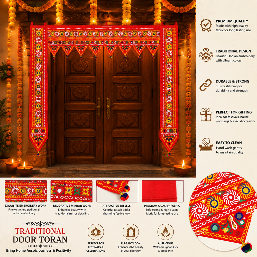 KRISHNA HANDLOOM Decorative Bandarwal for Wedding Decoration G 8