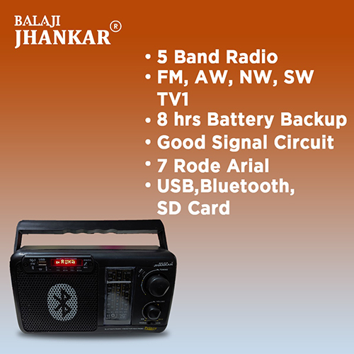 5 Band  FM Radio