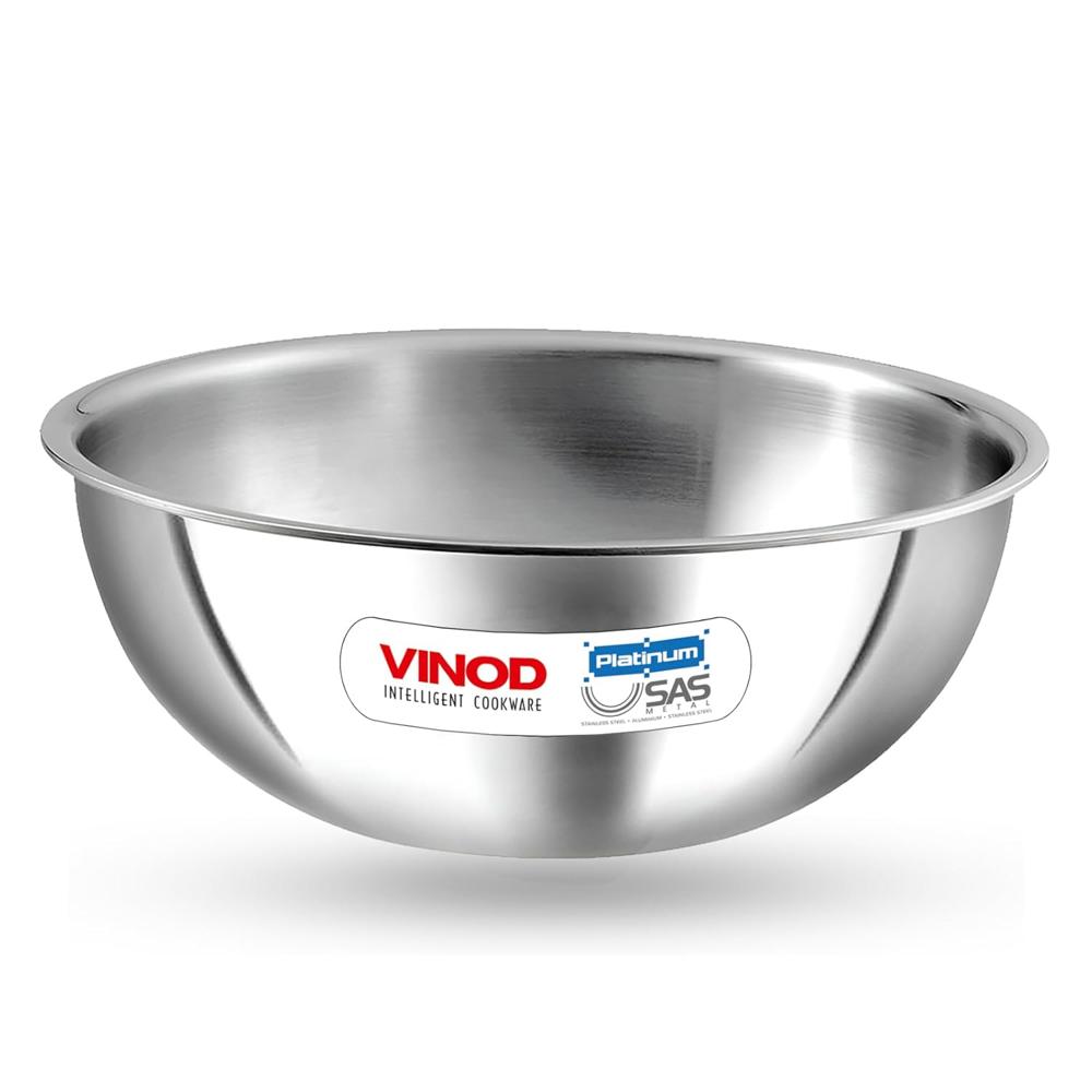 Stainless Steel Extra Deep Tasla/Kadai - 1.3 litres
