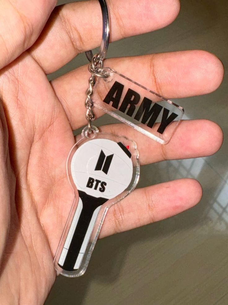 Bts Keychain - Diameter: 2 Inch (In)