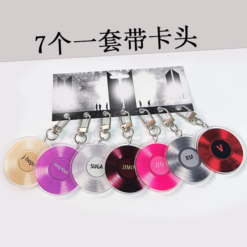 Bts Keychain - Diameter: 2 Inch (In)