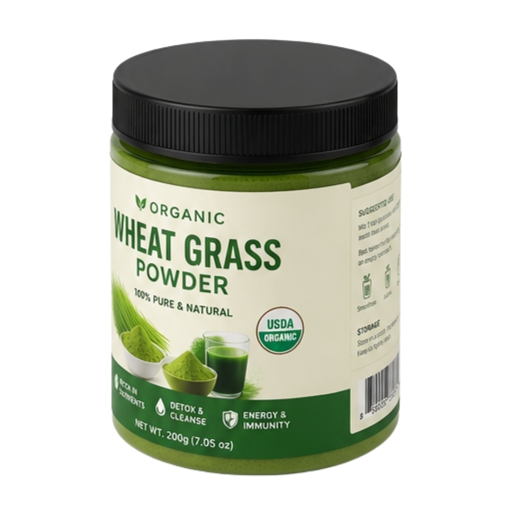 Organic Wheat Grass Shell Powder