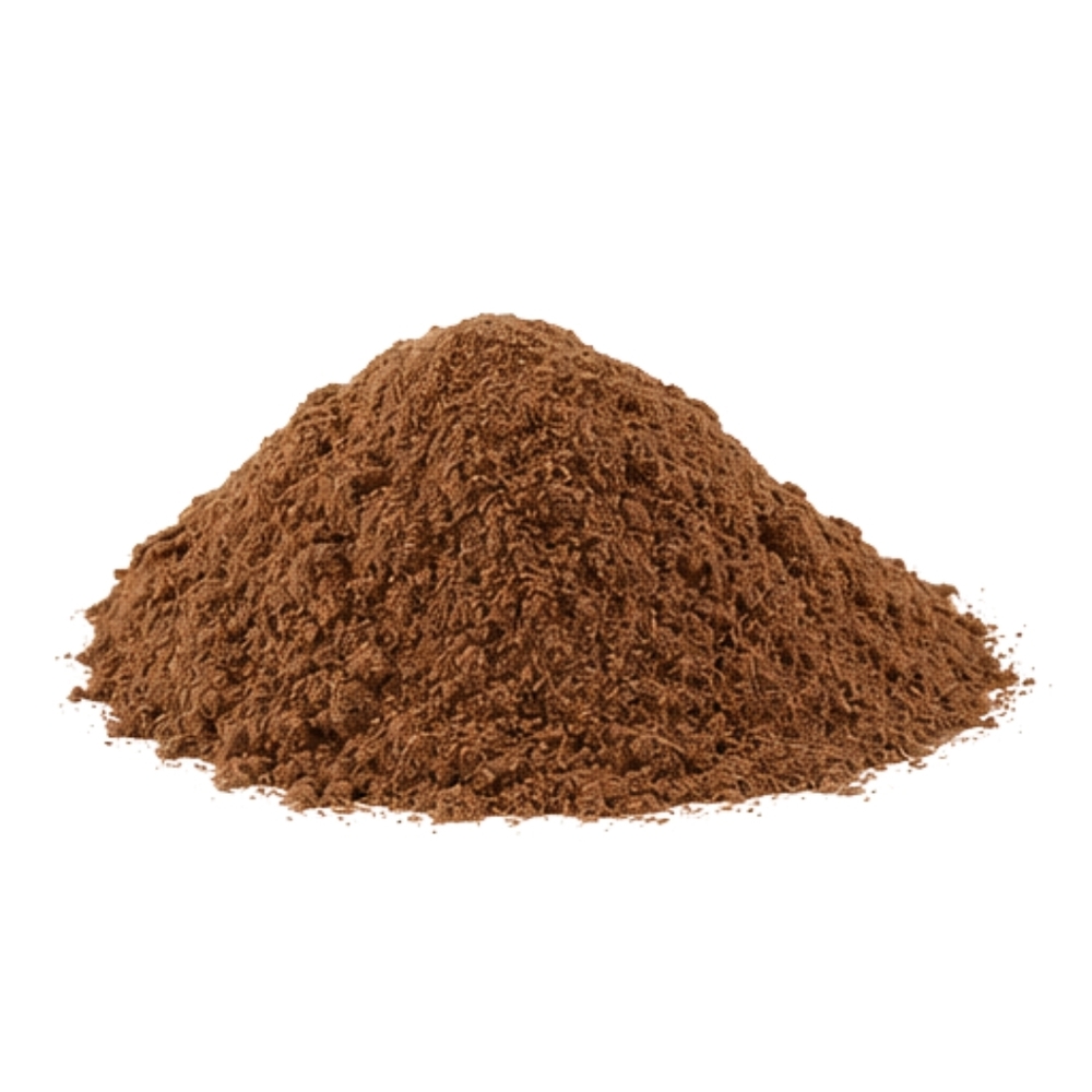 Natural Coconut Shell Powder - Color: Dark Brown