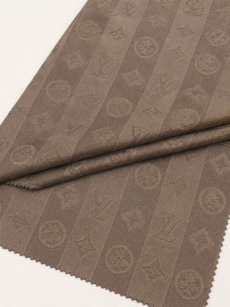 Light Brown Imported Jacquard Fabrics