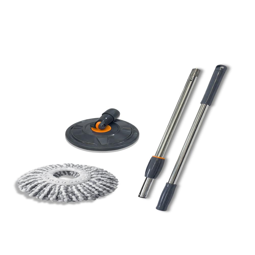 KLYNTEC Mehtal handle  103 SPIN MOP HANDLE SET HEAVY - 3 PART (With SLEEVES)