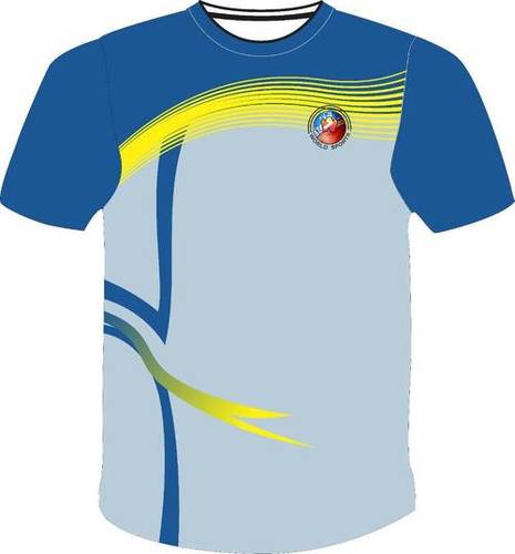 Sports T-Shirts - Cotton Polyester Blend, M-XXXL Sizes, Gray and Blue Colors, Durable and Skin-Friendly Design for Summer Wear