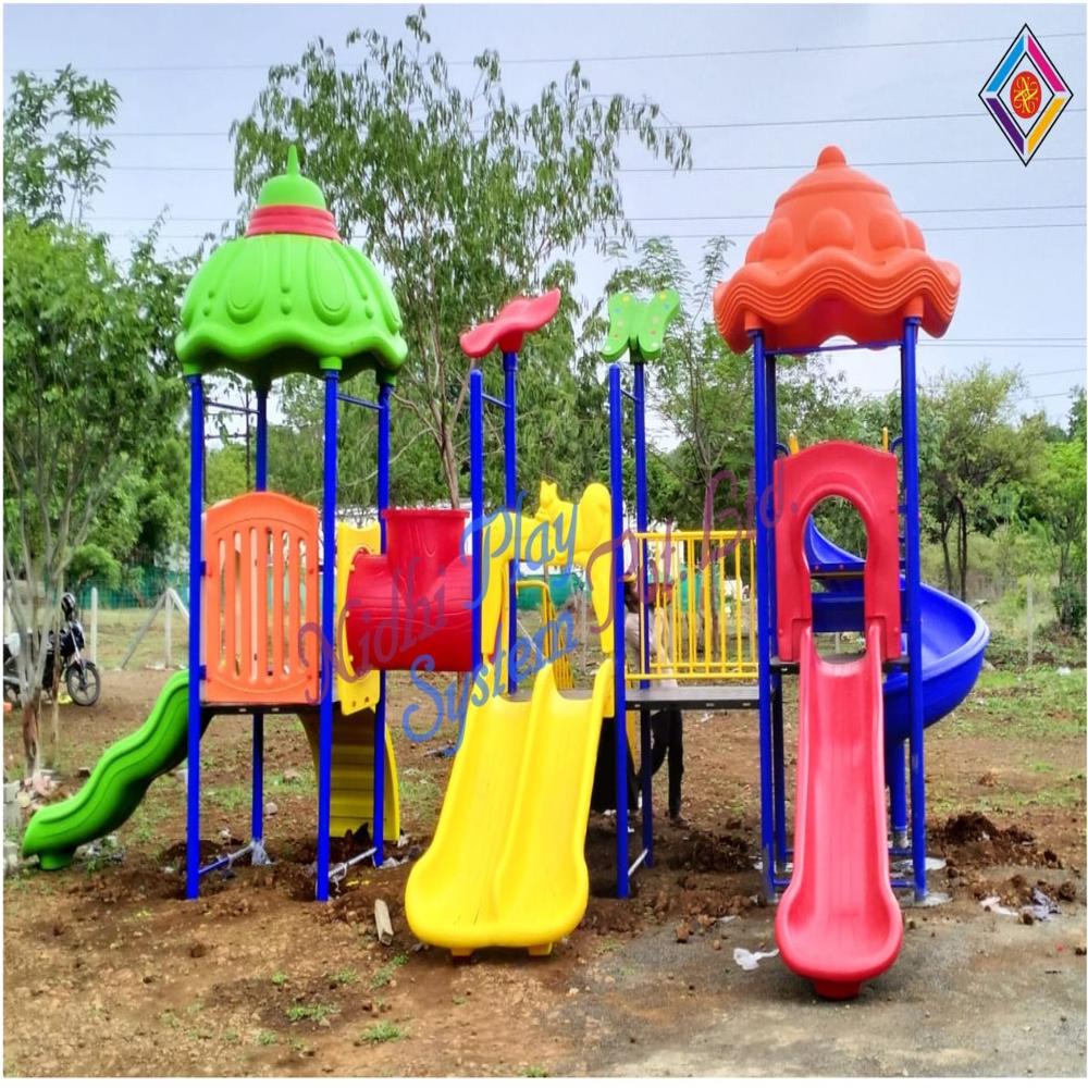 Color Coated Outdoor Multi Play Station