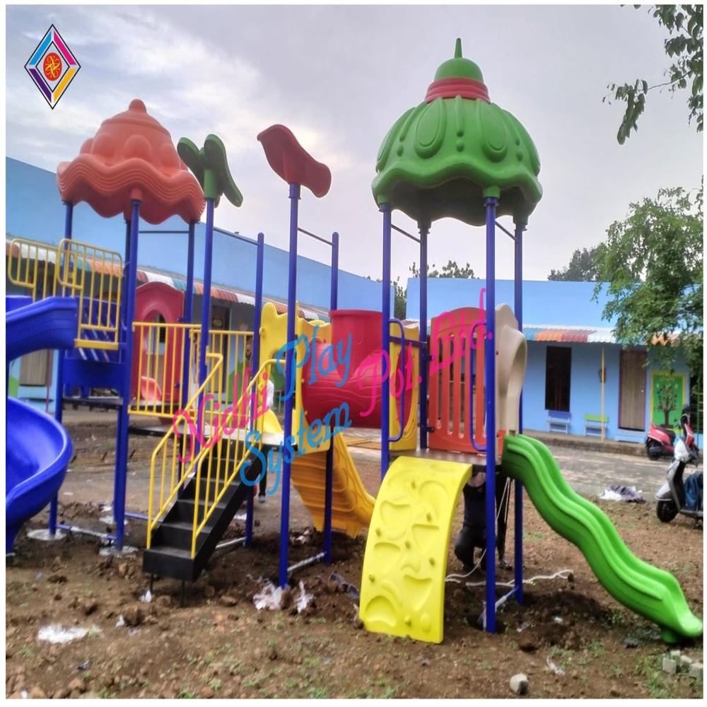 Color Coated Outdoor Multi Play Station
