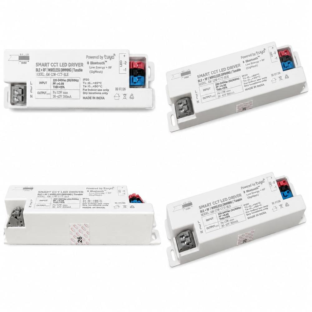 Smart CCT tuya led driver 12w LEd driver