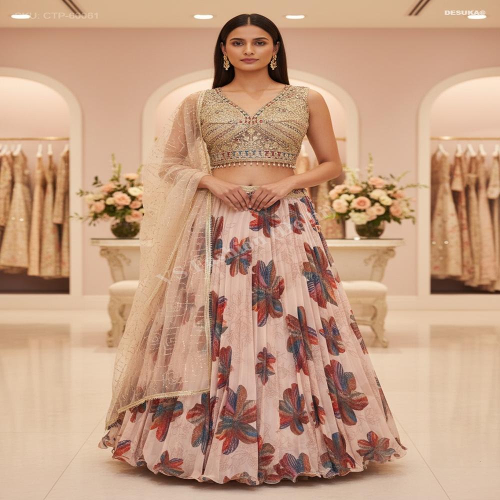 CTP-60061 Heavily Embroidered Choli