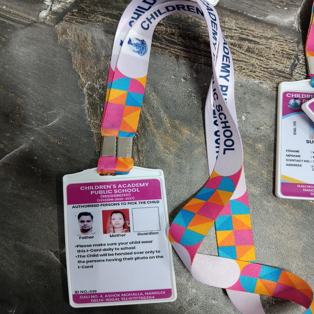Identity Card With Digital Lanyard