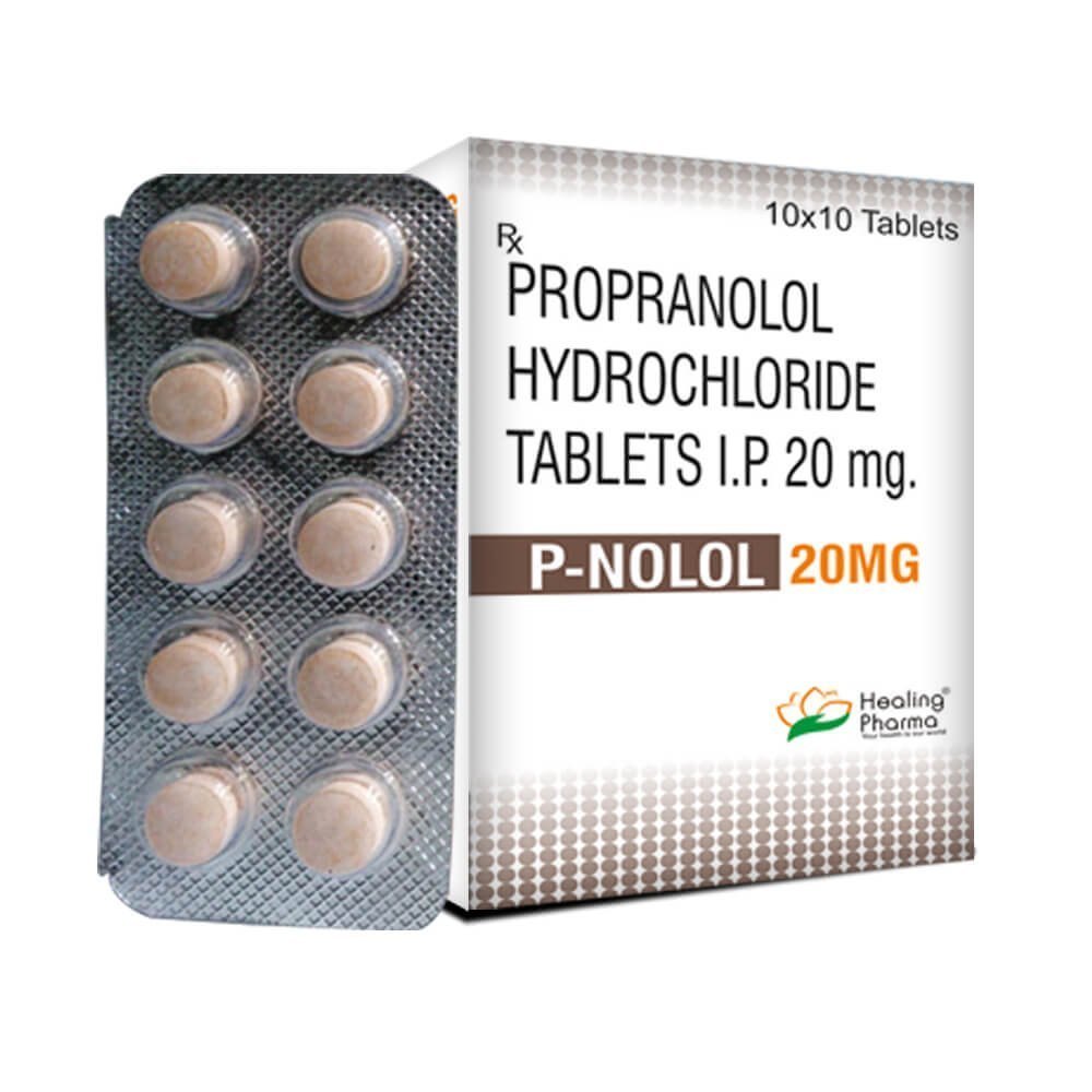 20mg Propranolol Tablets Ip - Drug Type: General Medicines