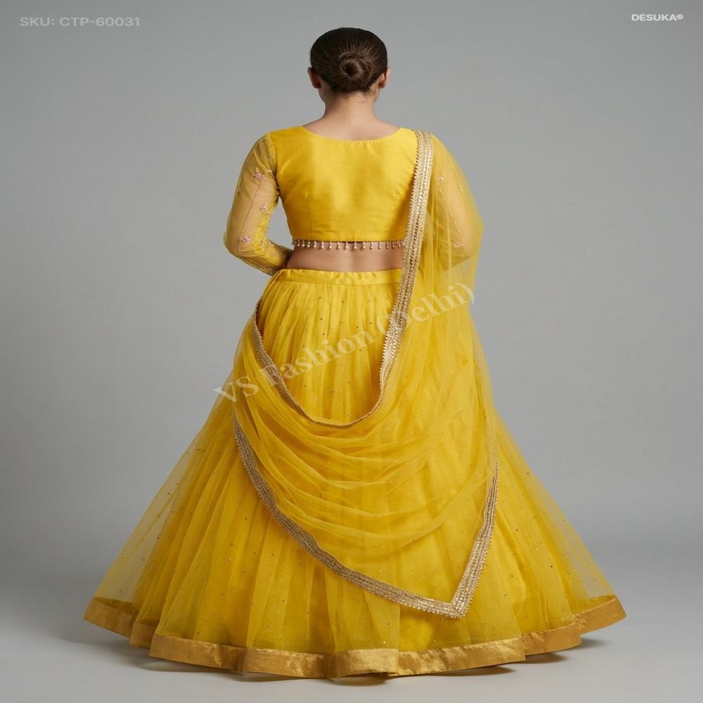 CTP-60031 Embroidered Net Lehenga Choli