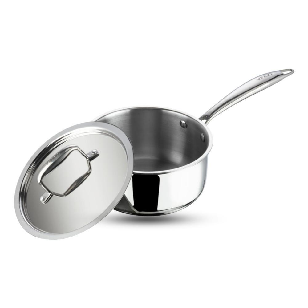 Stainless Steel Saucepan with Lid - 2.2 litres