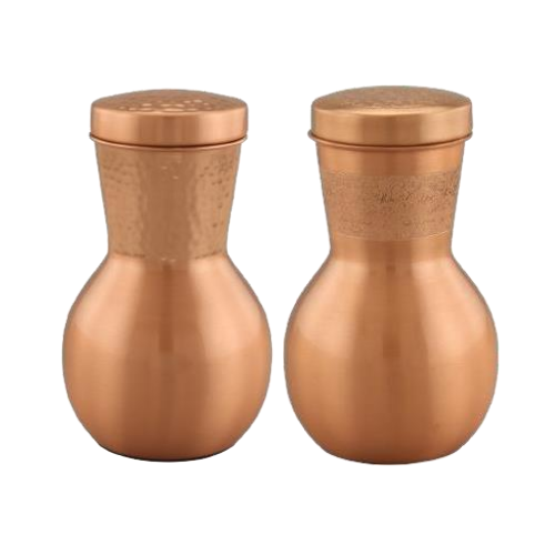 Copper Damru Pot - Diameter: Approx. 9 Cm (At The Base)