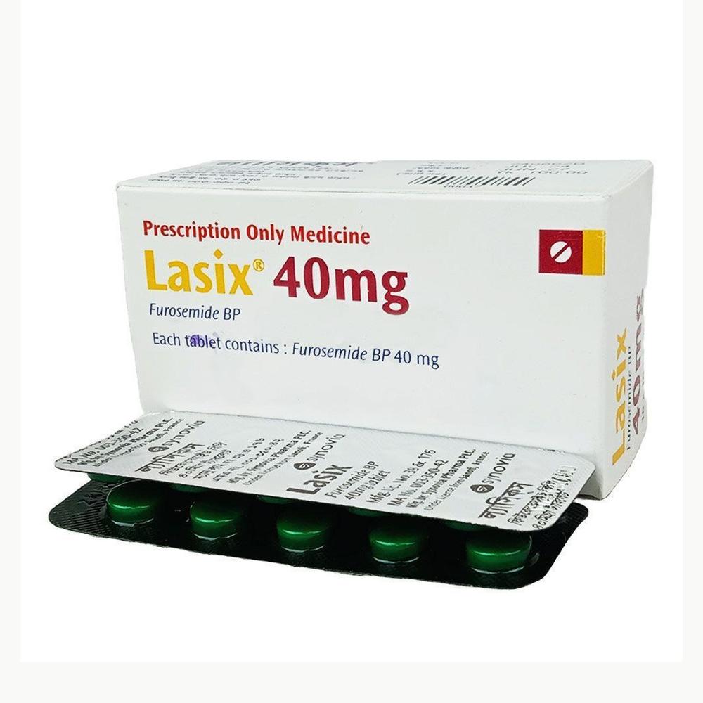 Lasix 40mg Furosemide Tablets - Drug Type: General Medicines