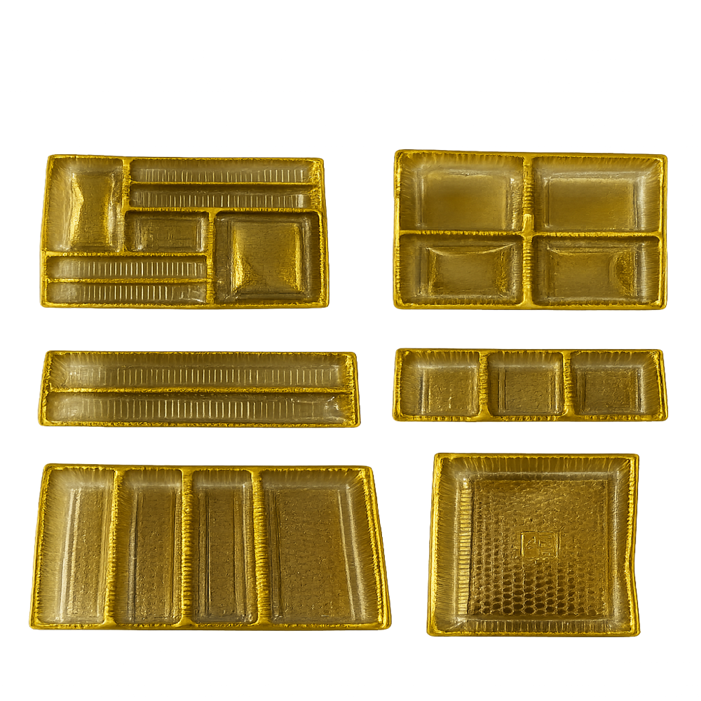 Sweet Packaging Tray - Color: Golden