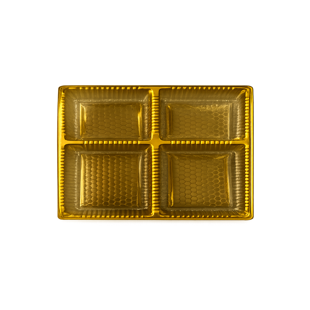 Sweet Packaging Tray - Color: Golden
