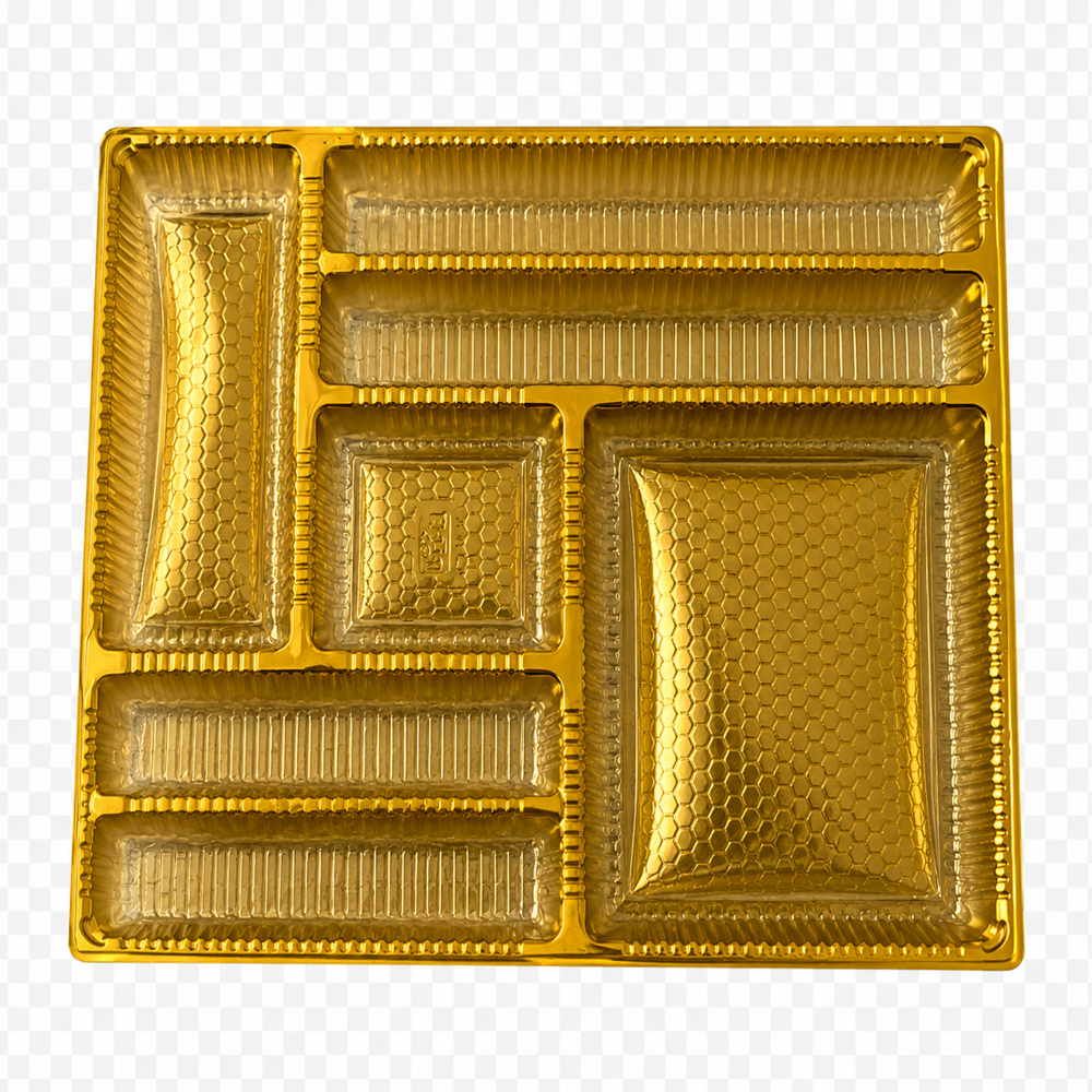 Sweet Packaging Tray - Color: Golden