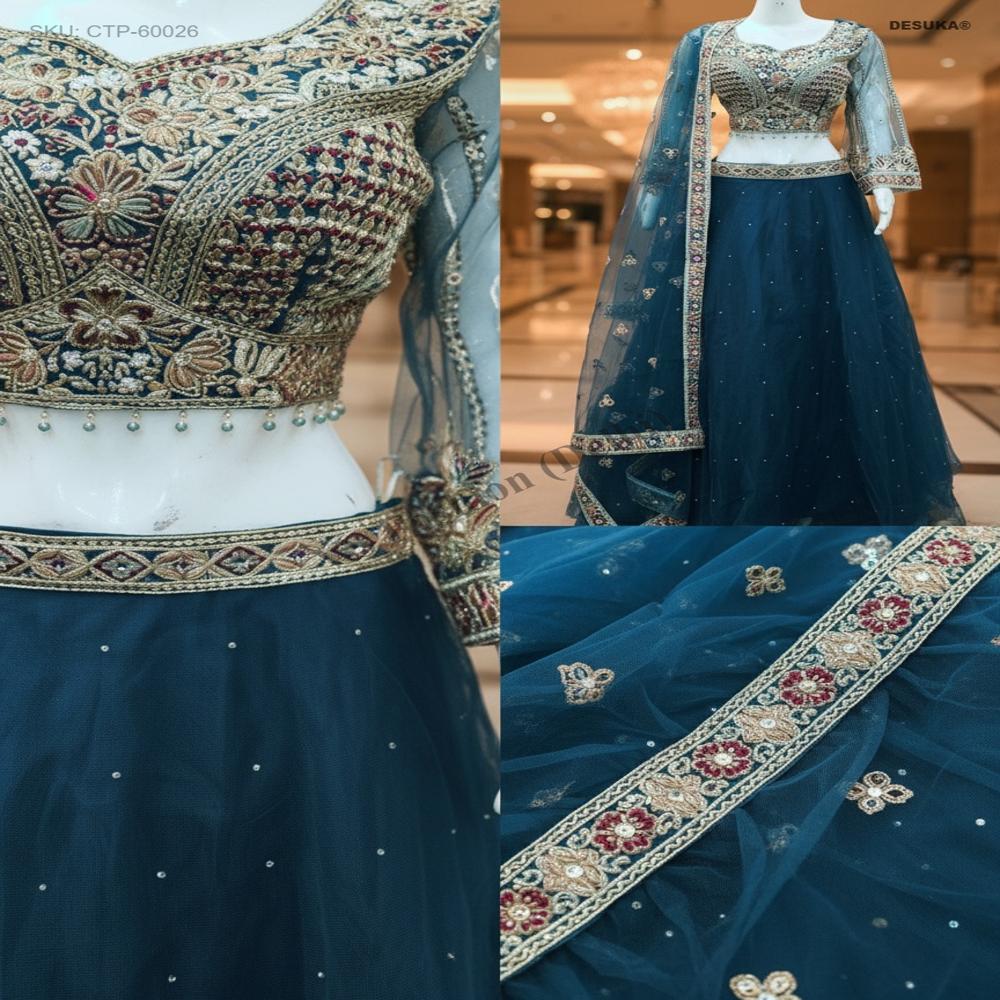 CTP-60026 Premium Net Chaniya Choli