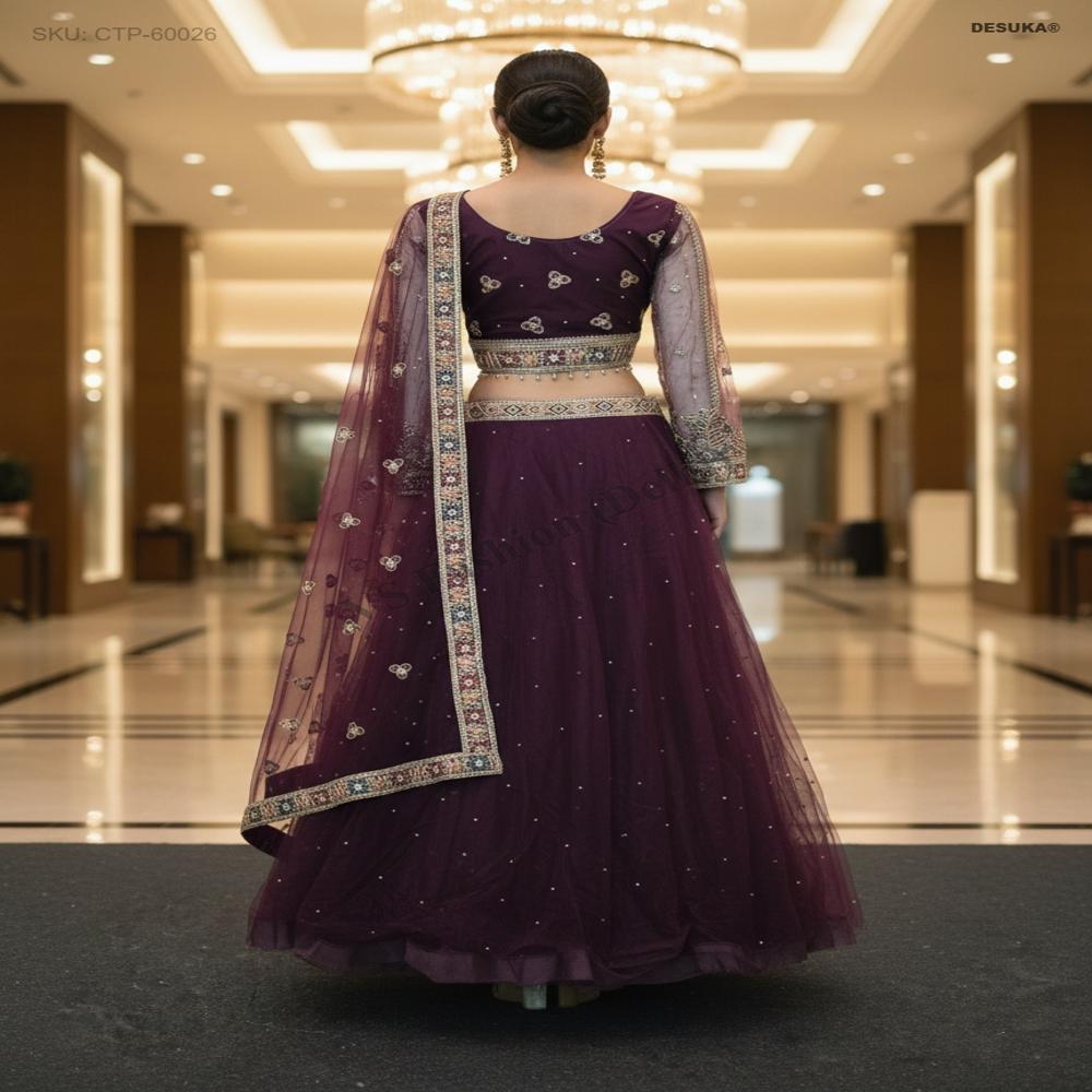 CTP-60026 Premium Net Chaniya Choli