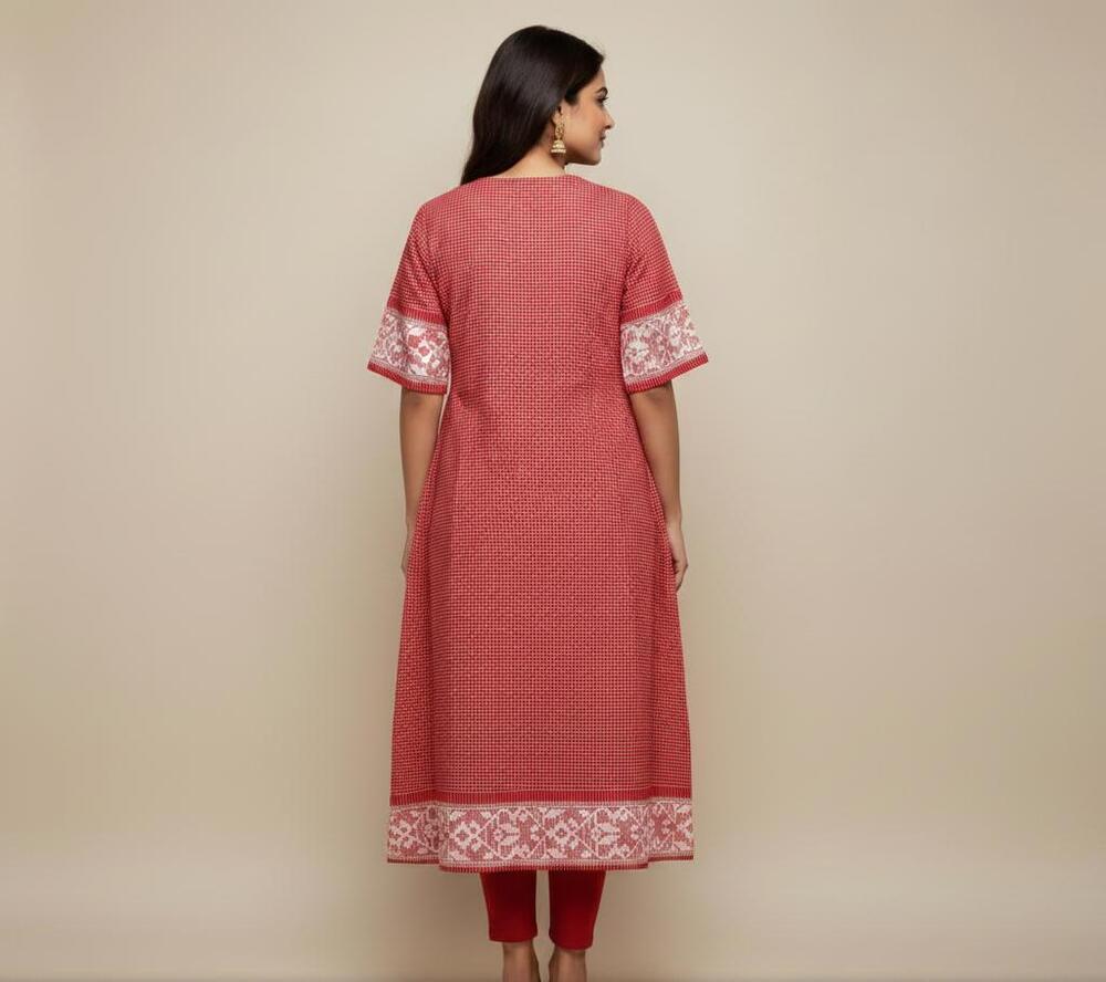 Begumpuri Hakoba Cotton Kurti