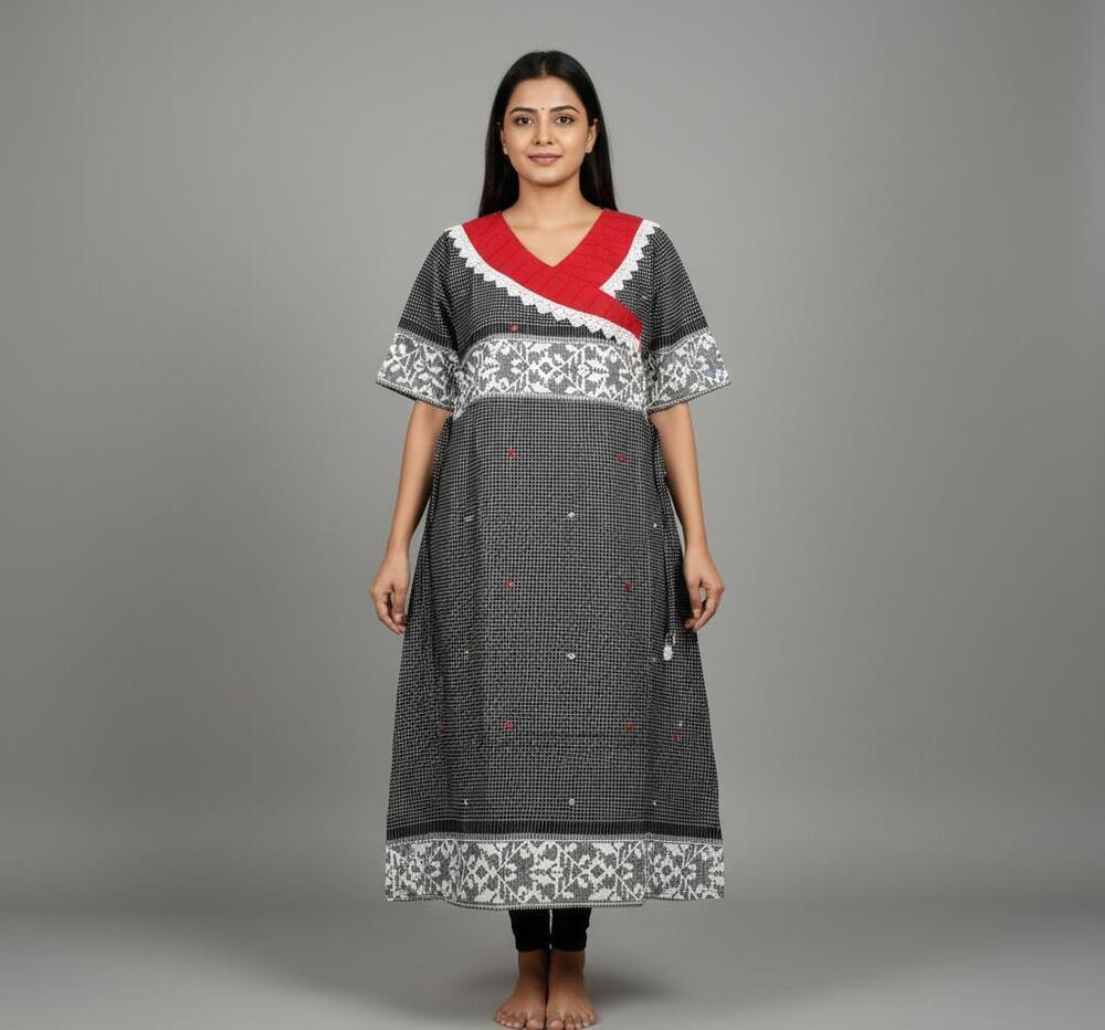 Begumpuri Hakoba Cotton Kurti
