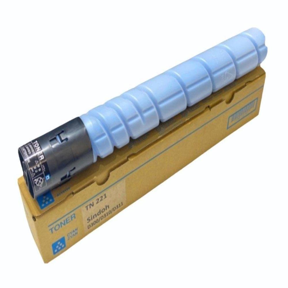 Sindoh TN 221 Toner Cartridge Cyan For Use 0300,D310,CM Series