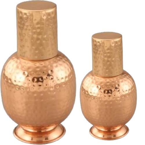 Copper Modern Surahi Server - Diameter: Base Approx. 10-12 Cm