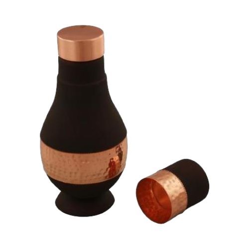 Copper Modern Surahi Server - Diameter: Base Approx. 10-12 Cm