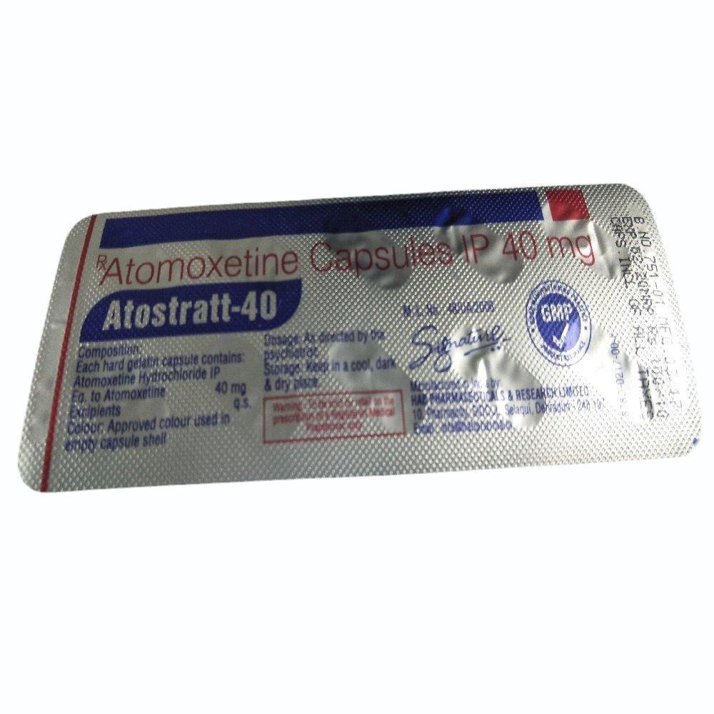 40mg Attomoxetine Capsules IP