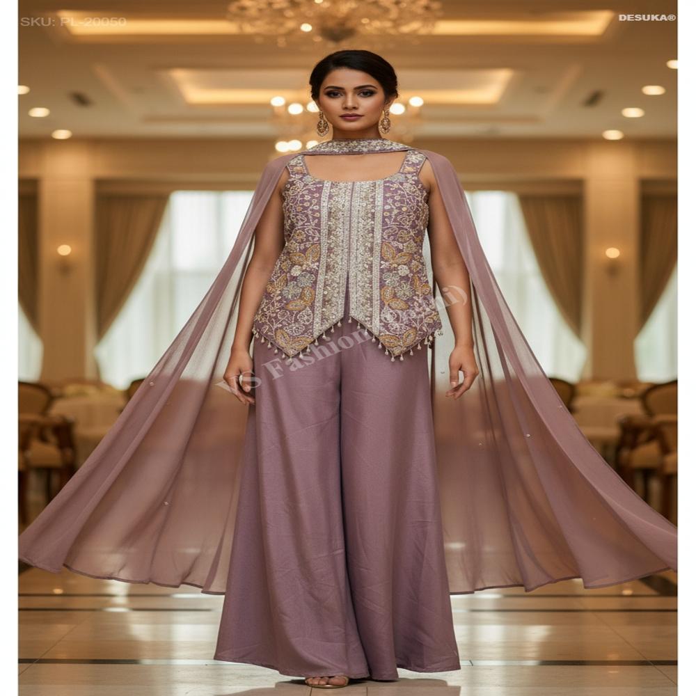PL-20050 Chinon Peplum Palazzo 