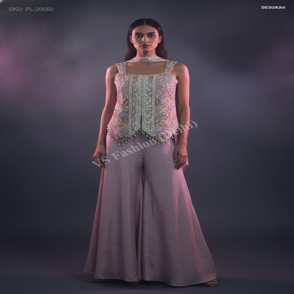 PL-20050 Chinon Peplum Palazzo 