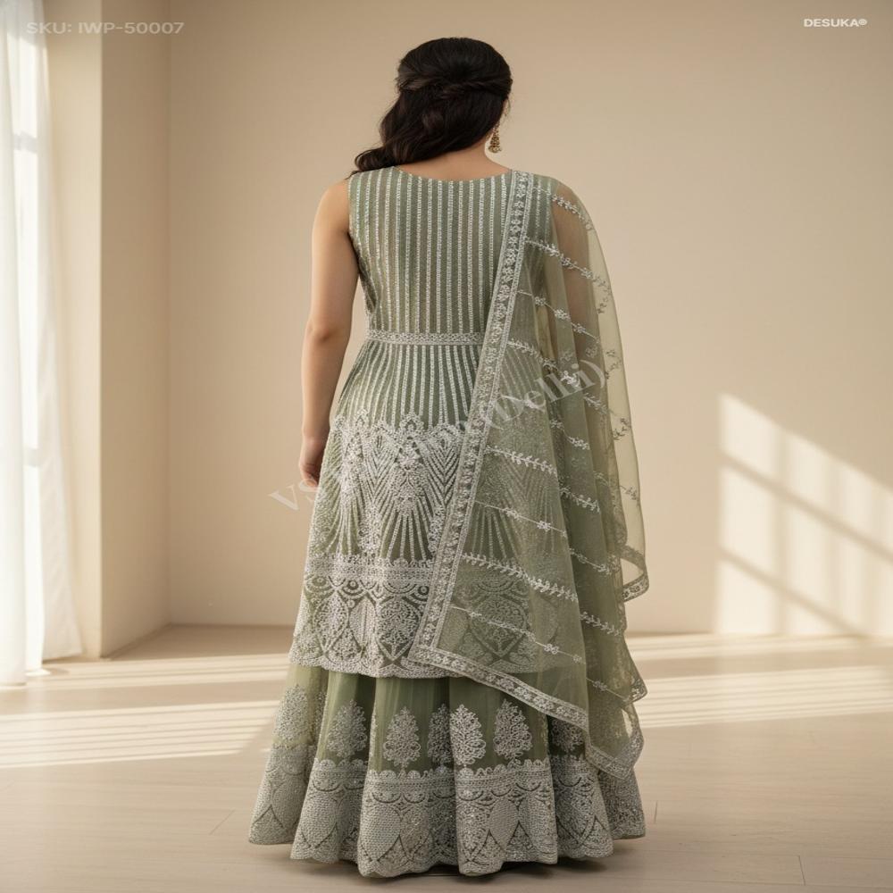 IWP-50007 Anarkali with Heavy Lehenga
