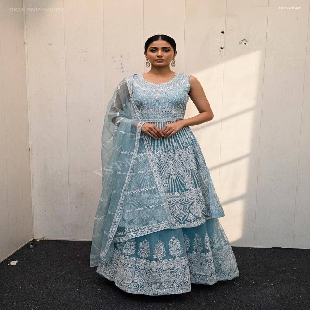IWP-50007 Anarkali with Heavy Lehenga