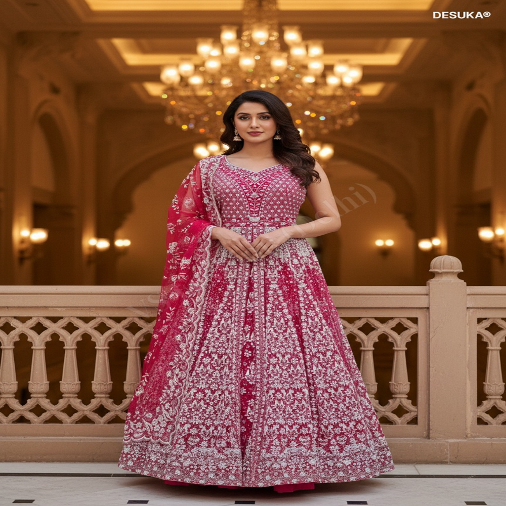 IWFC-50001 Floral Embroidery Suit