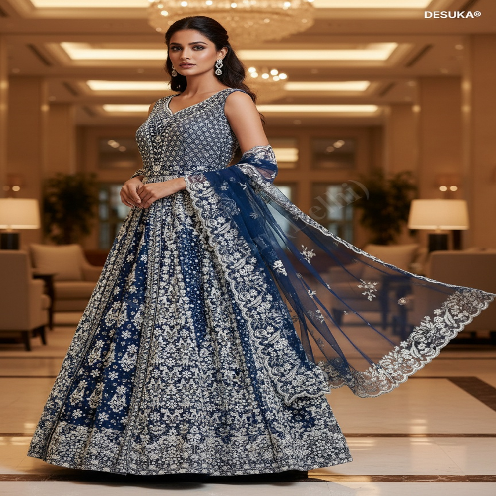 IWFC-50001 Floral Embroidery Suit